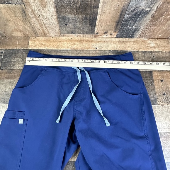 Figs Technical Collection Scrub Set Pants Top  Dark Blue Medium - Picture 6 of 12